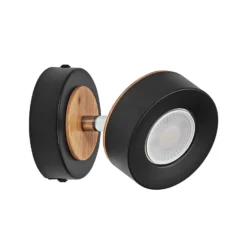 OSRAM LED-kattokohdevalo PLUTO, musta, 1 spotti, 3 000 K