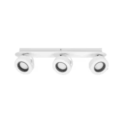 OSRAM LED-kattokohdevalo VENUS, valkoinen, 3-lamppuinen, metalli 3 000 K