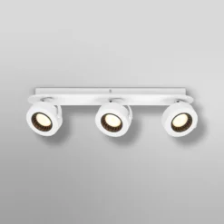 OSRAM LED-kattokohdevalo VENUS, valkoinen, 3-lamppuinen, metalli 3 000 K