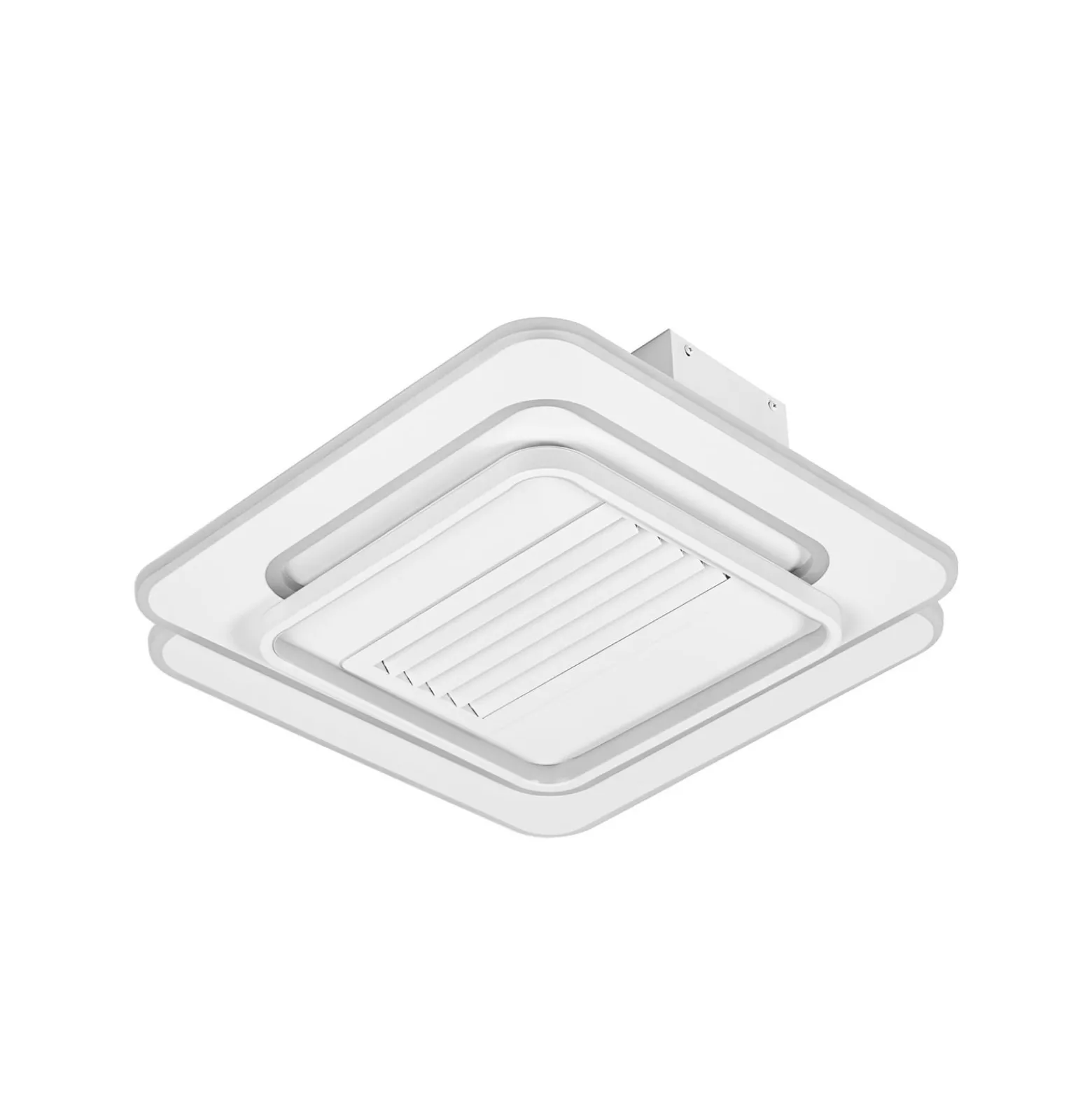 OSRAM LED-kattotuuletin GRILL 55x55 cm, valkoinen, kaukosäädin