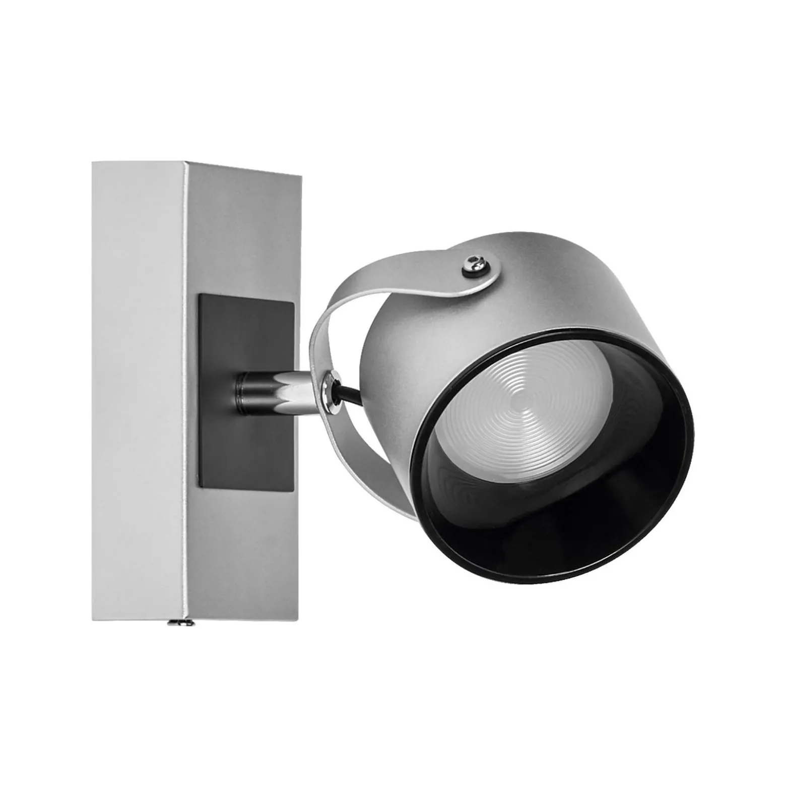 OSRAM LED-kattovalaisin Jupiter, 1-lamppuinen, hopea, metalli