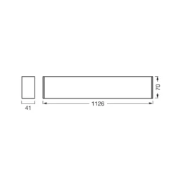 OSRAM LED-kattovalaisin Office line Cuboid valkoinen 4000 K himmennettävä