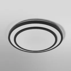 OSRAM LED-kattovalaisin ORBIS BERLIN, musta, Ø 49 cm, metalli