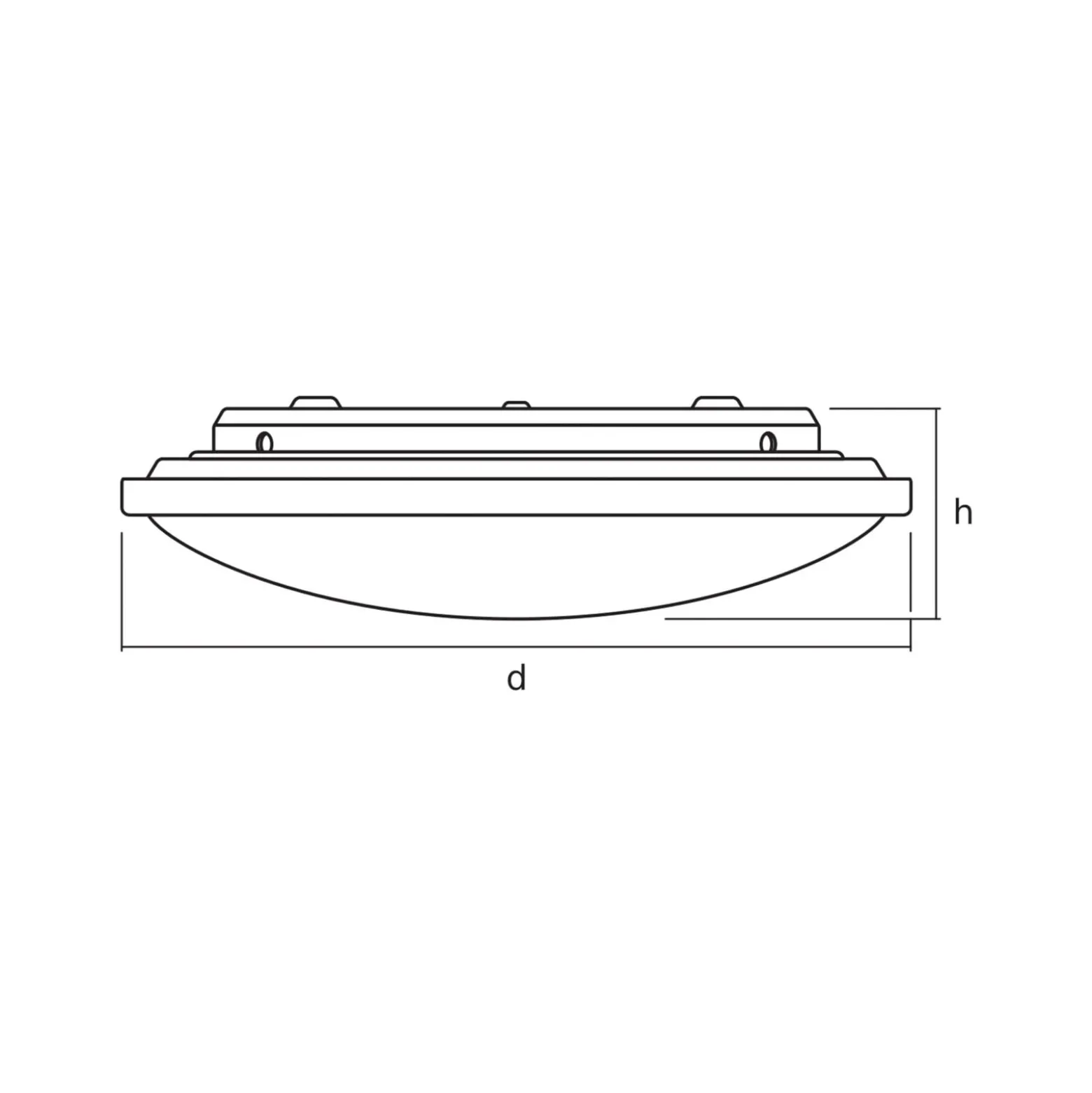 OSRAM LED-kattovalaisin ORBIS, Ø 31 cm, kaukosäädin CCT valkoinen