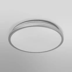 OSRAM LED-kattovalaisin ORBIS DUBLIN, Ø 30 cm, hopea metalli