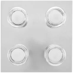 OSRAM LED-kattovalaisin ORBIS FLAME, kromi, 4-lamppuinen, CCT IP44