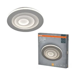 OSRAM LED-kattovalaisin ORBIS SPIRAL, halkaisija 51 cm, harmaa, clickdim