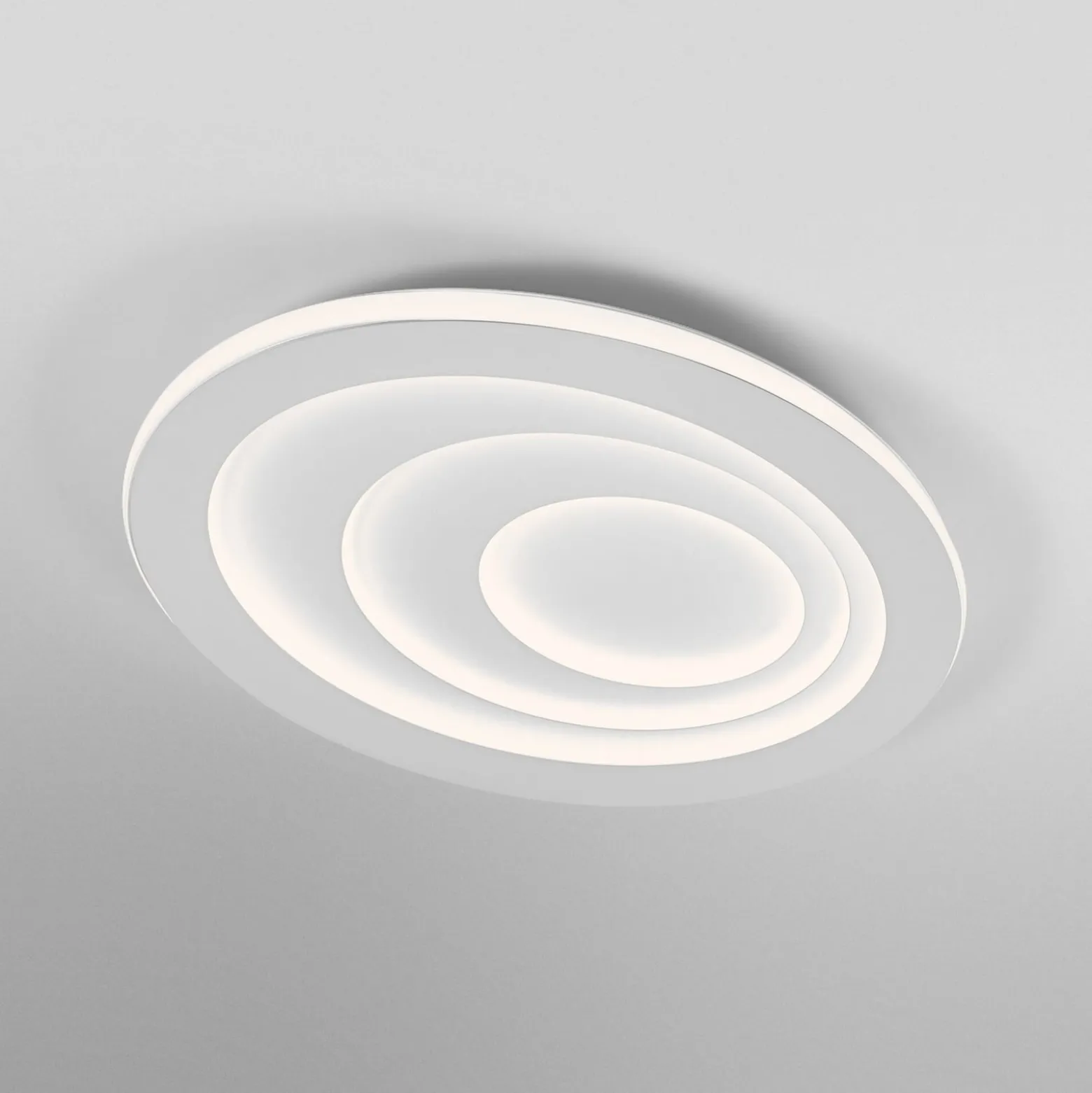 OSRAM LED-kattovalaisin ORBIS SPIRAL OVAL, Ø 49 cm valkoinen 37 W