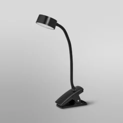 OSRAM LED-klipsivalaisin Office Line Cylinder musta CCT himmennettävä
