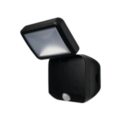 OSRAM LED-kohdevalaisin ulos DOUBLE 1-lamppuinen musta anturi akku