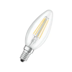 OSRAM-LED-kynttilä E14 4W filament 4000K 470lm, 3
