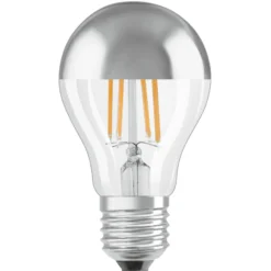 OSRAM-LED-lamppu E27 Mirror silver 4W 2 700 K