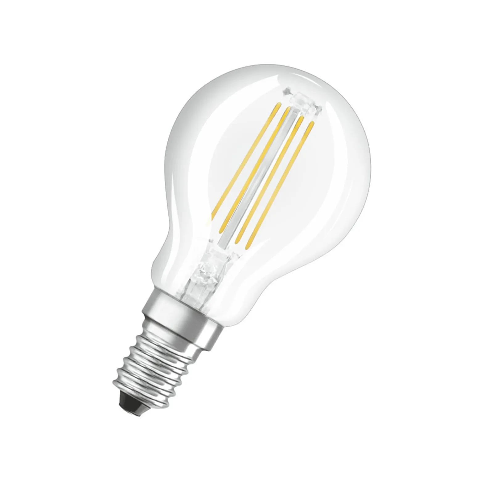 OSRAM-LED-lamppu E14 P40 4W filament 840 470lm, 3