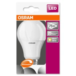 OSRAM-LED-lamppu E27 10,5W 827 Superstar himmennys