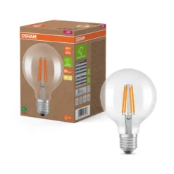 OSRAM LED-lamppu Globe G95 E27 3.8W hehkulanka 2,700K