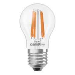 OSRAM LED-lamppu pudotus E27 1.2W hehkulanka 2700K 255lm