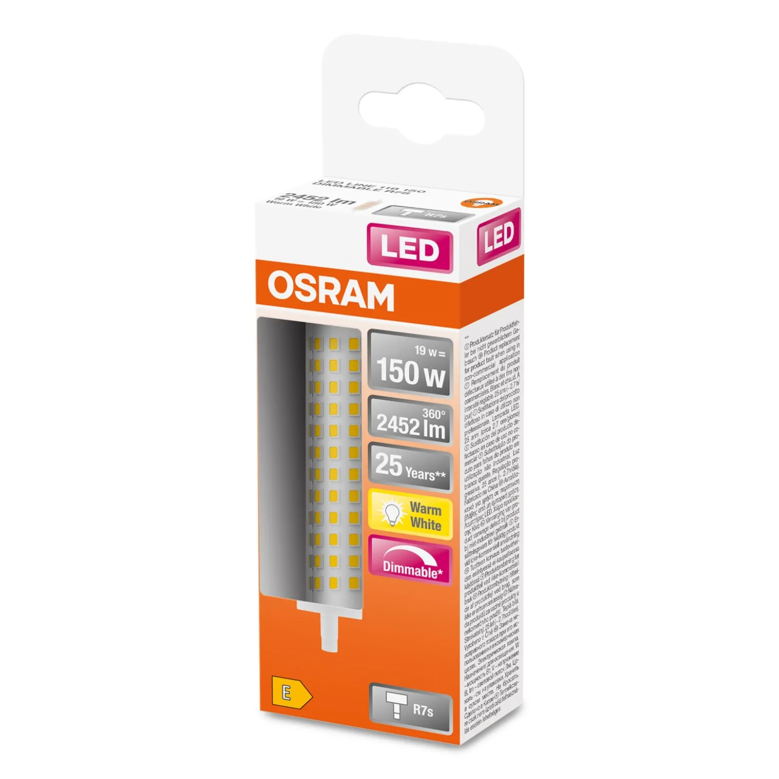 OSRAM-LED-lamppu R7s 19 W 2 700 K himmennettävä
