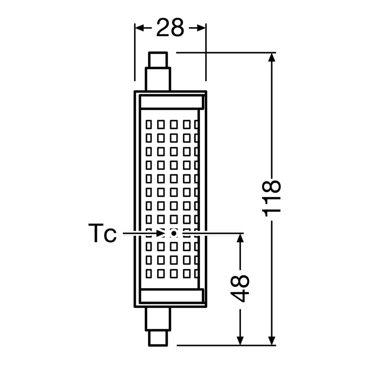 OSRAM-LED-lamppu R7s 19 W 2 700 K himmennettävä