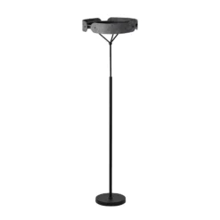 OSRAM LED-lattiavalaisin Decor Curve Felt, harmaa, huopa, 3 000 K