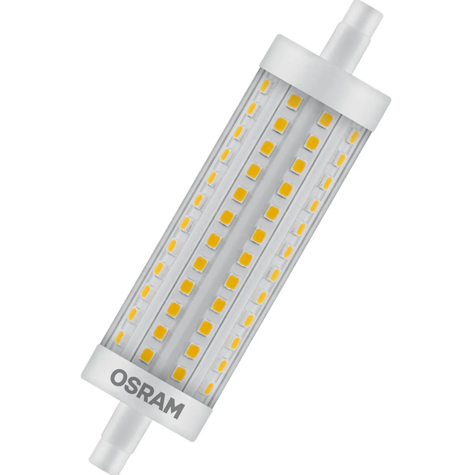 OSRAM-LED-putkilamppu R7s 15W 11,8cm 827 himmennys