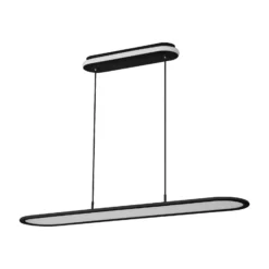 OSRAM LED-riippuvalaisin Office line Panel Ellipse musta 940 himmennettävä