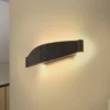 OSRAM LED-seinälamppu Decor Flat Felt, harmaa, huopa, 3 000 K