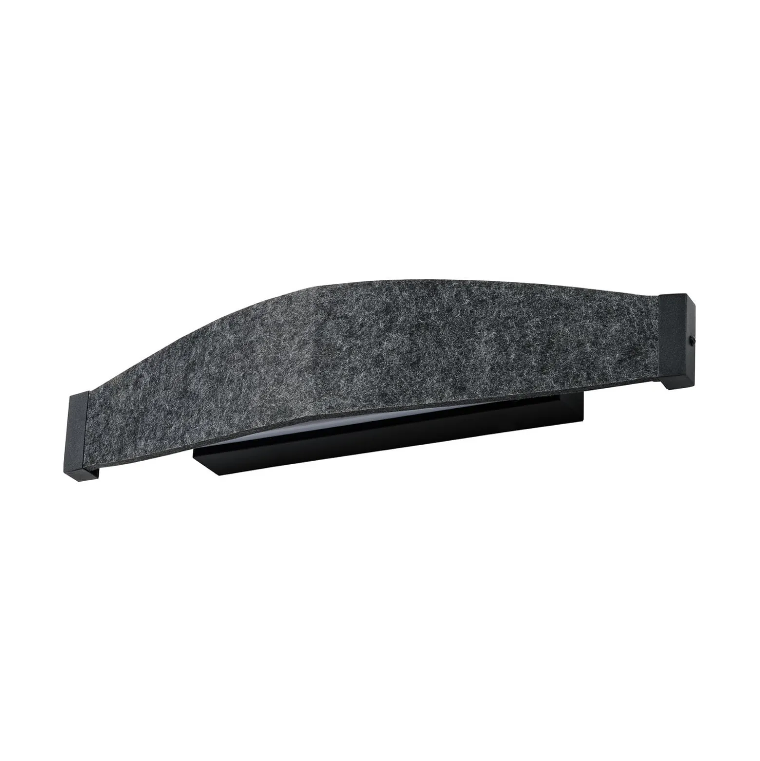 OSRAM LED-seinälamppu Decor Flat Felt, harmaa, huopa, 3 000 K