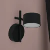 OSRAM LED-seinävalaisin Decor Kyoto, musta, himmennettävä, pistokkeella