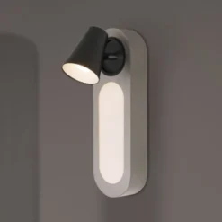 OSRAM LED-seinävalaisin NEPTUNE, valkoinen, 1 spotti, metallikytkin