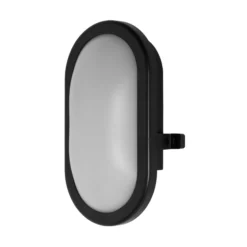 OSRAM LED-ulkoseinälamppu BULKHEAD, musta 11 W muovi IP54