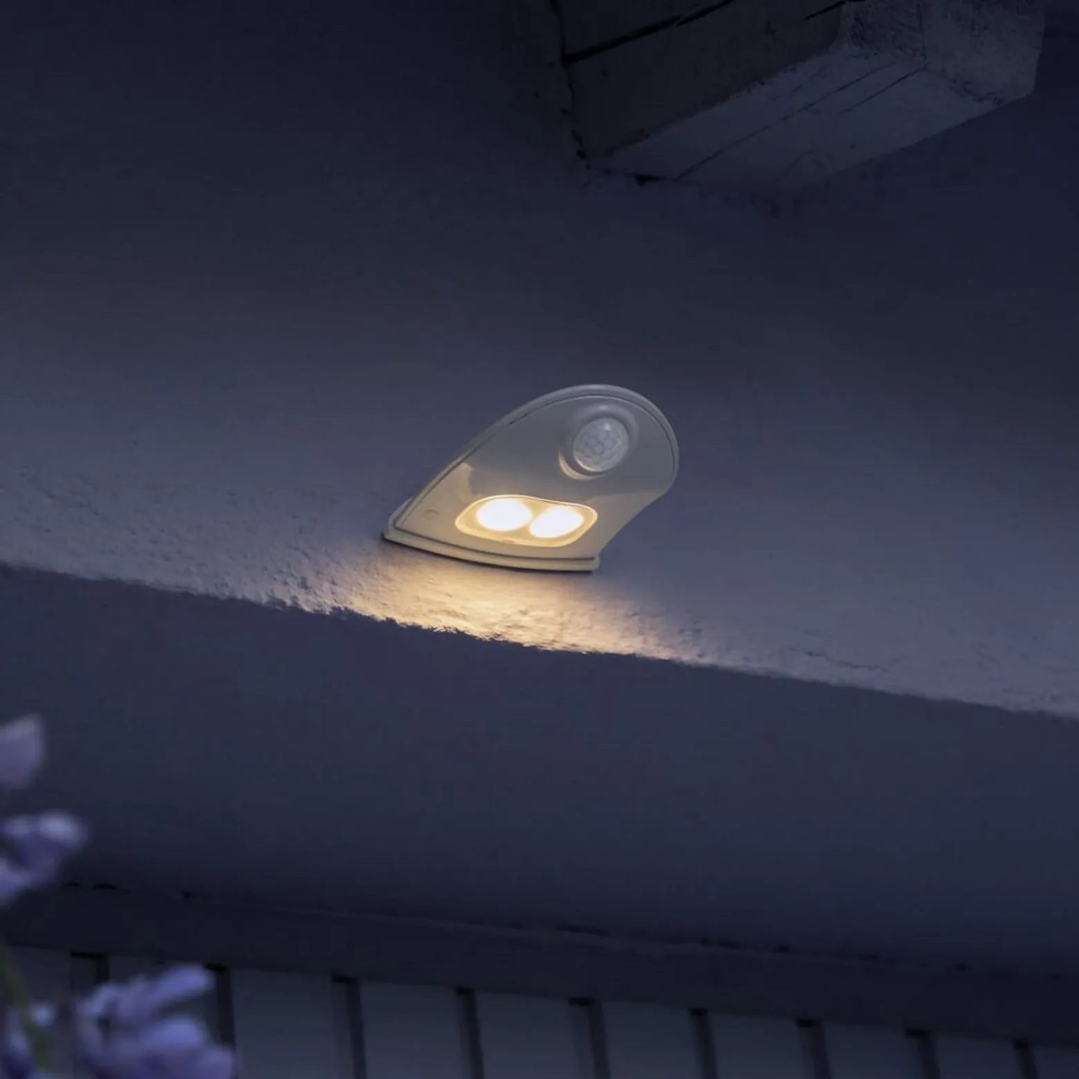 OSRAM LED-ulkoseinälamppu DOORLED DOWN hopea Anturi Paristo