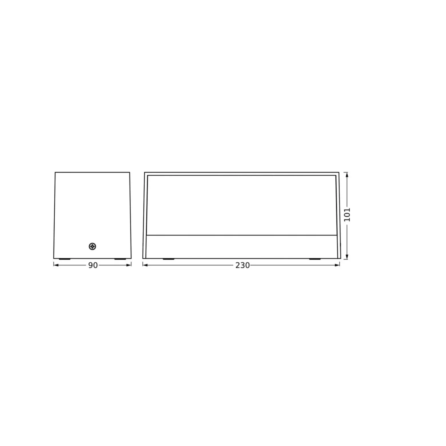 OSRAM LED-ulkoseinälamppu ENDURA STYLE IDRI, tummanharmaa, IP65