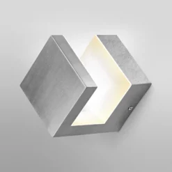 OSRAM LED-ulkoseinälamppu ENDURA STYLE PYRAMID ruostumaton teräs IP44