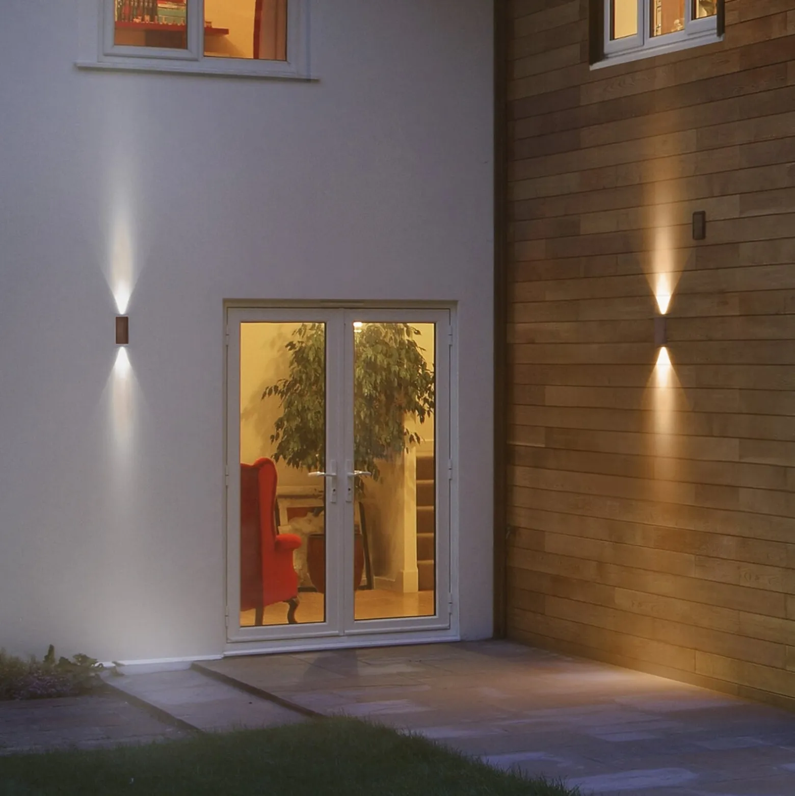 OSRAM LED-ulkoseinälamppu ENDURA STYLE ruoste 16 cm ylös/alas IP54
