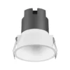 OSRAM LED-upotettava kohdevalaisin TWIST, valkoinen/valkoinen, 840, Ø 9,3 cm,