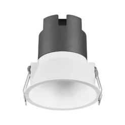 OSRAM LED-upotettava kohdevalaisin TWIST, valkoinen/valkoinen, 840, Ø 9,3 cm,
