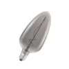 OSRAM LED Vintage 1906, C125, hehkulanka, harmaa, E27, 4 W, 818