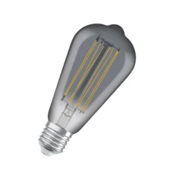 OSRAM LED Vintage 1906 Edison, harmaa, E27, 11 W, 818, himmennettävä