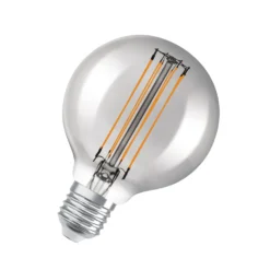 OSRAM LED Vintage 1906, G80, E27, 11 W, harmaa, 1800 K, häm.