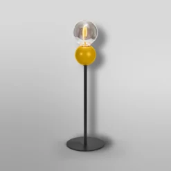 OSRAM pöytälamppu Decor Bubble, keltainen, 1-lamppuinen, teräs, E27