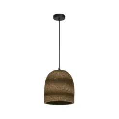 OSRAM riippuvalaisin BALL BELL, ruskea, Ø 26 cm, aaltopahvi, E27