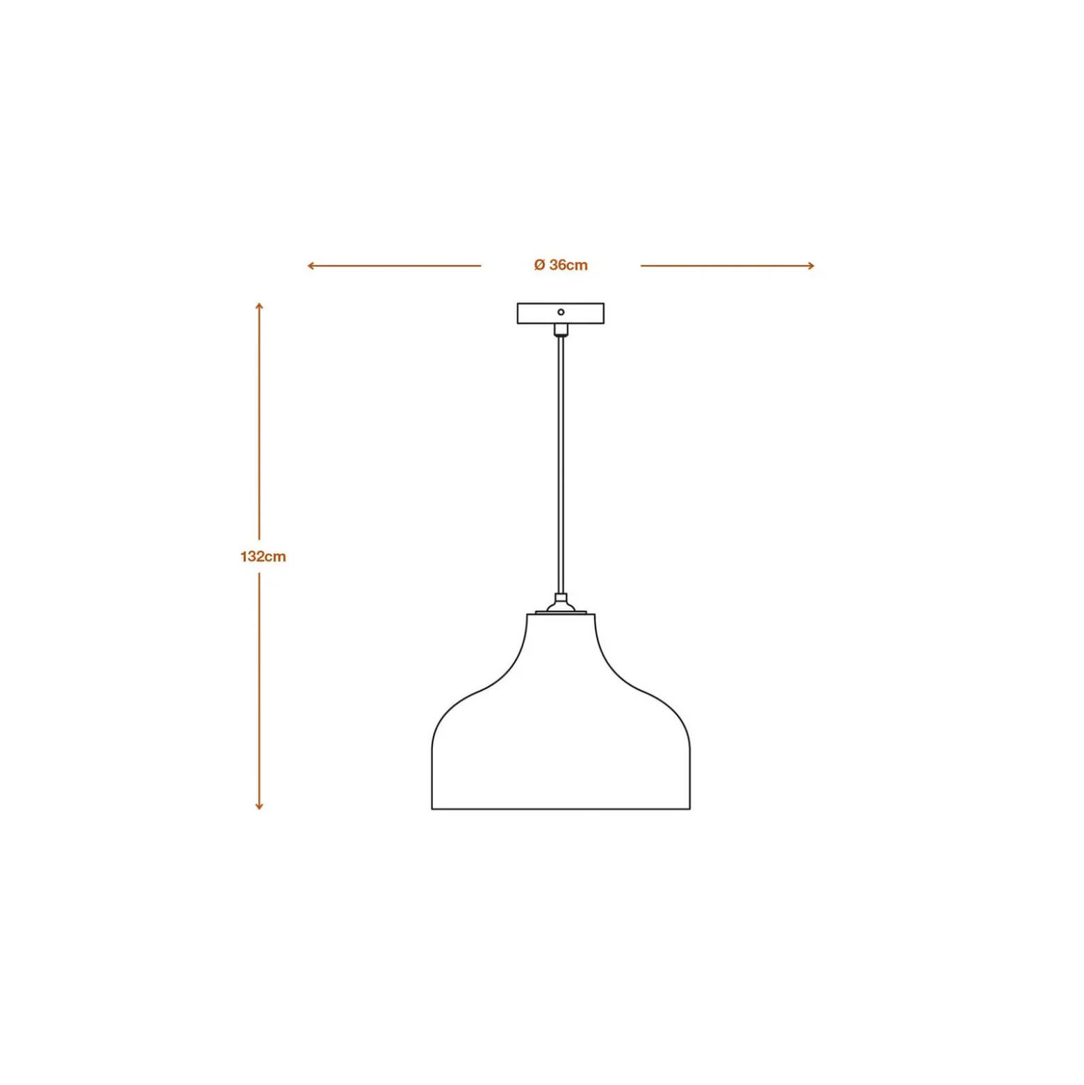 OSRAM riippuvalaisin HAT, ruskea, Ø 36 cm, aaltopahvi, E27