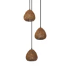 OSRAM riippuvalo Decor Paper Drop, 3-lamppuinen, pyöreä, beige, E27
