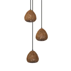 OSRAM riippuvalo Decor Paper Drop, 3-lamppuinen, pyöreä, beige, E27