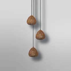 OSRAM riippuvalo Decor Paper Drop, 3-lamppuinen, pyöreä, beige, E27