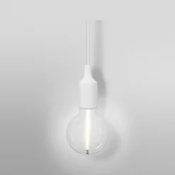 OSRAM riippuvalo VINTAGE 1906 BELL, valkoinen, muovi, Ø 9 cm