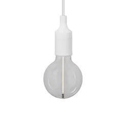 OSRAM riippuvalo VINTAGE 1906 BELL, valkoinen, muovi, Ø 9 cm