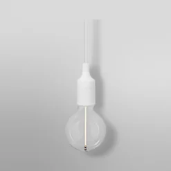 OSRAM riippuvalo VINTAGE 1906 BELL, valkoinen, muovi, Ø 9 cm