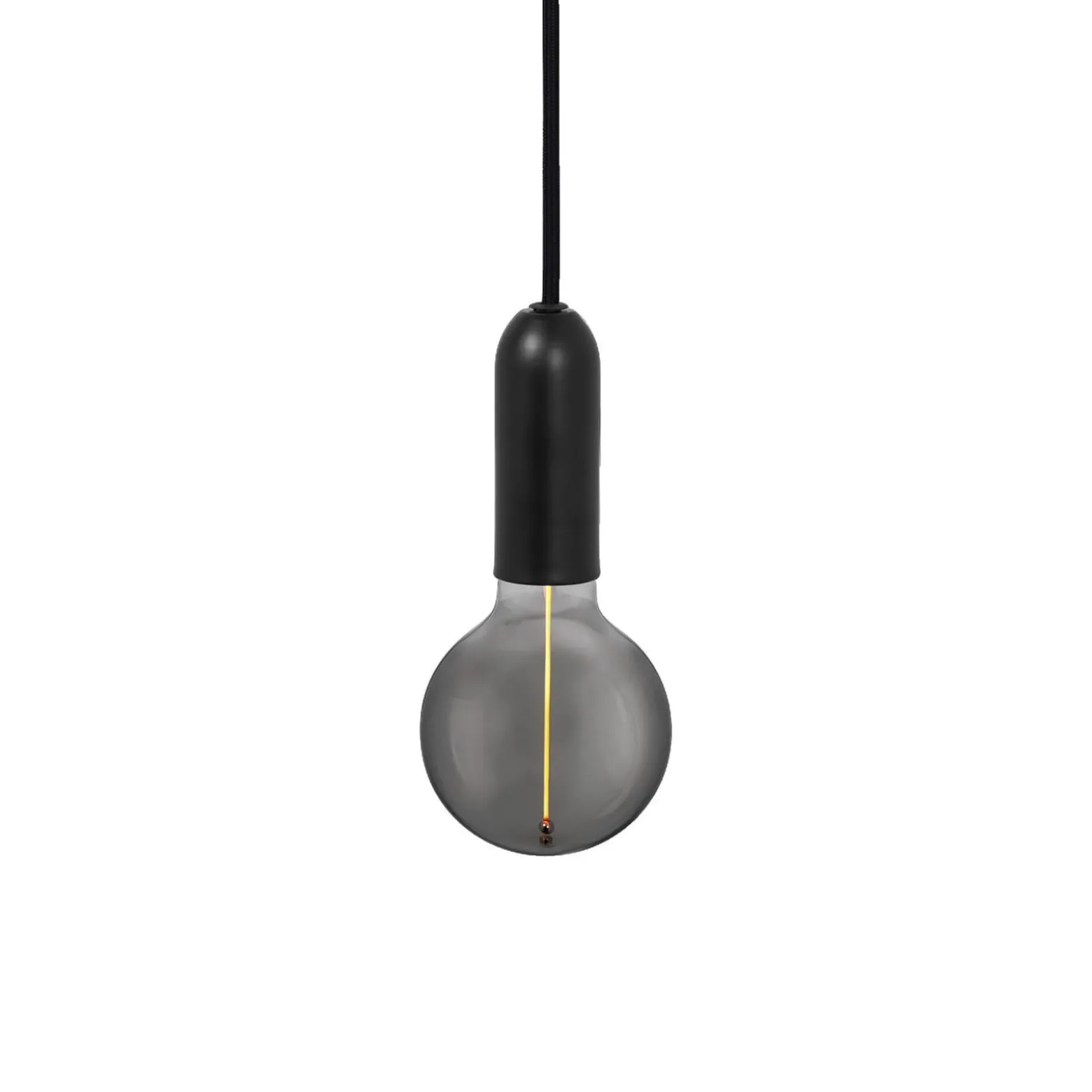 OSRAM riippuvalo VINTAGE 1906 ROUND, musta, metalli Ø 10 cm