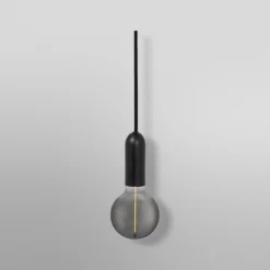 OSRAM riippuvalo VINTAGE 1906 ROUND, musta, metalli Ø 10 cm